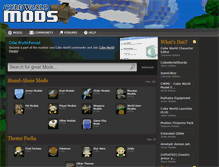 Tablet Screenshot of cwmods.com